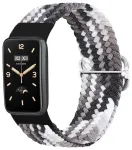 Telcon Braided nutikella rihm Xiaomi Mi Band 7 Pro jaoks | nailonist | must/valge