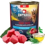 Konservid koertele - Ontario Adult Beef Pate with Spirulina Flavor 800g