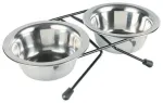 Kausside komplekt alusega - Trixie Eat on Feet Bowl Set, 2*0.2l/11cm
