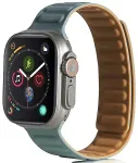 Beline nutikella rihm Apple Watch (42/44/45/49 mm) jaoks | roostevaba teras | roheline