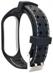 Beline nutikella rihm Xiaomi Mi Band 3/4 jaoks | silikoonist | must/valge