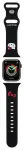Hello Kitty nutikella rihm Apple Watch (38/40/41 mm) jaoks | silikoonist | must