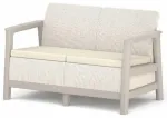 Aiadiivan kahekohaline Scandi Linea 2-kohaline diivan, kivihall/helebeež