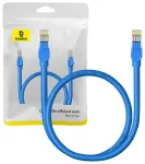 Baseus Ethernet LAN v&otilde;rgukaabel | Cat6 | &uuml;mmargune | 1Gbps | 0.5m | sinine