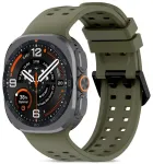Tech-Protect Silicone Air nutikella &uuml;mbris Samsung Galaxy Watch Ultra 1/2 (47 mm) jaoks | roheline