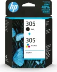 HP No.305 (6ZD17AE) BK + CMY tintikassettide komplekt 120lk OEM