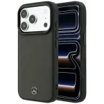 Mercedes Leather Mesh with Bow Line telefoni &uuml;mbris MagSafe toega iPhone 18 Pro | iPhone 17 Pro hall