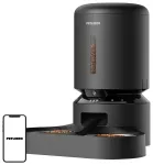 Petlibro Granary camera kama dispenser with double bowl, 5L (black)