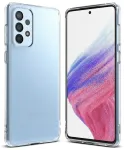Matt TPU-&uuml;mbris Ringke Fusion Matte pooll&auml;bipaistva geelraamiga Samsung Galaxy A73 jaoks