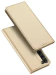 Dux Ducis Skin Pro &uuml;mbris Samsung Galaxy S23+ jaoks klapiga kaarditasku rahakott jalg kuldne