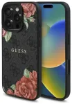 Guess GUHMP16LP4ROPEMCK iPhone 16 Pro 6.3" czarny|black hardcase 4G Flowers Print MagSafe