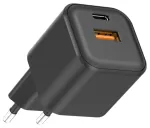 Setty LSGaN-AC-351 reisilaadija | 35W | GaN | USB-A, USB-C | must