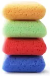 Ruudukujulised k&auml;snad 4 tk Colour