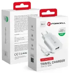 Forcell F-Energy reisilaadija | 18W | QC | USB-A, USB-C | USB-A kuni USB-C kaabliga komplektis | valge