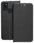 LUNA Carbon raamatut&uuml;&uuml;pi telefoni &uuml;mbris Samsung Galaxy A21s (A217) must
