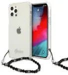 Guess GUHCP12LKPSBK iPhone 12 Pro Max 6,7" l&auml;bipaistev hardcase Black Pearl