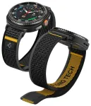 Spigen Athlex Air nutikella rihm Samsung Galaxy Watch 8/Classic (40/44/46 mm) jaoks | nailonist | must