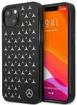 Mercedes MEHCP13SESPBK iPhone 13 mini 5,4" must kott-t&uuml;&uuml;p korpus Silver Stars Pattern