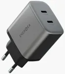 Energea Ampcharge travel charger | 45W | GaN | 2xUSB-C PD | grey
