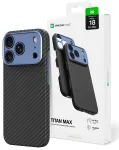 AmazingThing Titan Max Lens telefoni &uuml;mbris MagSafe toega iPhone 18 Pro Max sinine