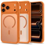 TECH-PROTECT MAGPEAK CC telefoni &uuml;mbris MagSafe toega iPhone 17 Pro | iPhone 18 Pro oranž