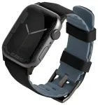 UNIQ Linus nutikella rihm Apple Watch (42/44/45/49 mm) jaoks | silikoonist | must