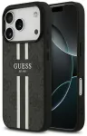 Case Guess 4G Printed Stripes MagSafe for iPhone 17 Pro black