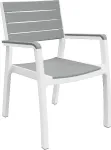 Aiatool Harmony Armchair, valge/helehall
