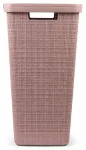 Pesukast džuut 58L 43x34x60cm roosa