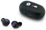 Headphones Bluetooth TWS BMW Carbon Metal Logo ENC black