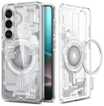 Spigen Ultra Hybrid Mag telefoni &uuml;mbris MagSafe toega Samsung Galaxy S26 (S942) l&auml;bipaistev valge