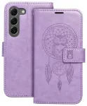 MEZZO dreamcatcher raamatut&uuml;&uuml;pi telefoni &uuml;mbris Samsung Galaxy S23 (S911) lilla
