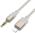 Kaabel AUX Jack 3,5 mm (isane) to Lightning (isane) Hoco 1 m UPA32A kuldne