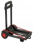 Lihtsalt kokkupandav transpordik&auml;ru kandev&otilde;imega kuni 50 kg Mick 34x24,5x93,5cm must