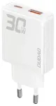 Dudao A30EU v&otilde;rgulaadija | 30W | GaN | USB-A, USB-C | valge