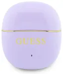 Guess Gold Line Glossy Classic Logo TWS Wireless Earphones Purple