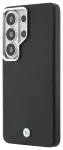 BMW Signature PU Leather Metal Logo telefoni &uuml;mbris Samsung Galaxy S26 Ultra (S948) must