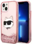 Karl Lagerfeld KLHCP14MLNCHCP iPhone 14 Plus 6,7" roosa|pink hardcase Glitter Choupette Head