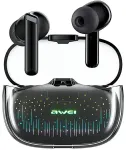 AWEI słuchawki Bluetooth 5.3 T52 Pro2 TWS + stacja dokująca czarny|black
