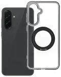 Frame Circle Stand telefoni &uuml;mbris alusega ja MagSafe toega Samsung Galaxy A36 5G (A366) must