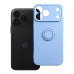 Silicone Ring telefoni &uuml;mbris alusega iPhone 18 Pro Max | iPhone 17 Pro Max sinine
