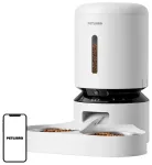 Petlibro Granary camera feed dispenser with double bowl, 5L (white)