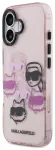 Karl Lagerfeld IML Multi K&CH Heads phone case for iPhone 17 pink