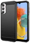 Flexible Carbon Case phone case for Samsung Galaxy M14 (M145) black