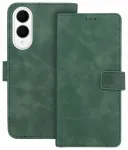 TENDER raamatut&uuml;&uuml;pi telefoni &uuml;mbris Samsung Galaxy S25 Edge (S937) roheline