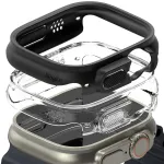 Ringke Slim nutikella &uuml;mbris Apple Watch Ultra 1/2 49 mm 2 tk | l&auml;bipaistev/must