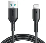 Joyroom SA26-AL3 andmeedastus- ja laadimiskaabel | USB-A kuni Lightning | 15W | 1m | must
