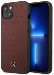 Mercedes MEHCP13SPSQRE iPhone 13 mini 5,4" punane kott-t&uuml;&uuml;p korpus Leather Stars Pattern