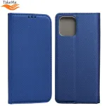 TakeMe Smart Magnetic Fix k&uuml;ljelt avanev kaaned klambrita Samsung Galaxy A23 4G (A235F) / A23 5G Tumesinine