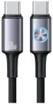 USAMS Huan Series SJ752 andmeedastus- ja laadimiskaabel | USB-C kuni USB-C | 60W | 1.2m